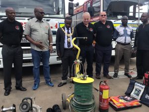 Official Handover of vehicles and equipment to the City of Harare Fire and Ambulance Service